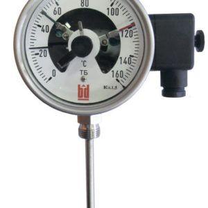 Биметаллический термометры с электроконтактами ТБ